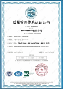 質(zhì)量管理體系（IAS）